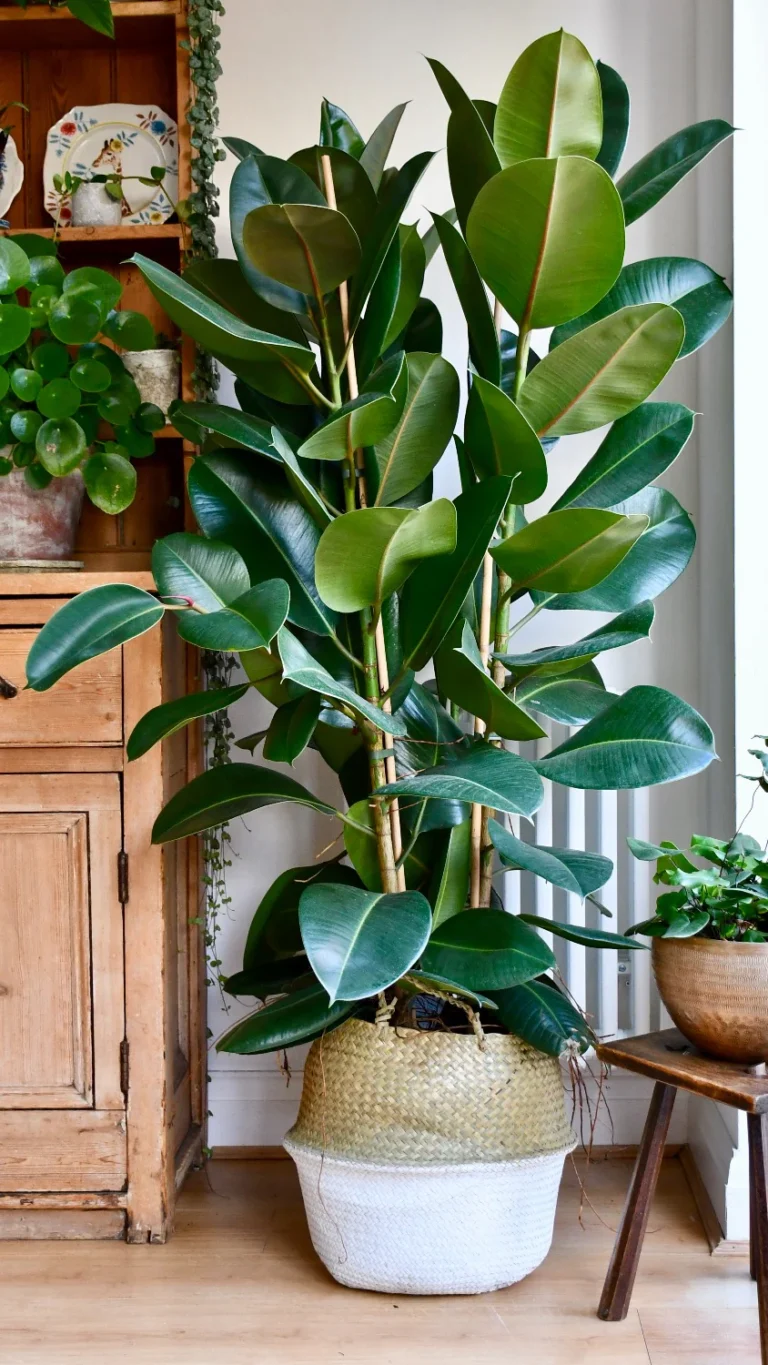 🌱 Ficus elastica — Le Caoutchouc décoratif, robuste et purifiant